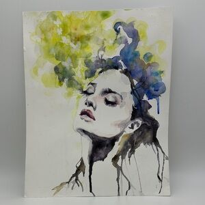 Original Female Watercolor